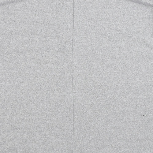 New Look Womens Grey Polyester Pullover Sweatshirt Size M Pullover