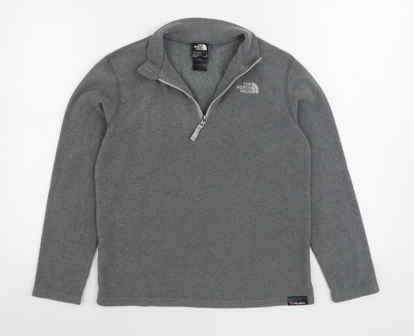The North Face Boys Grey Jacket Size 14-15 Years Zip