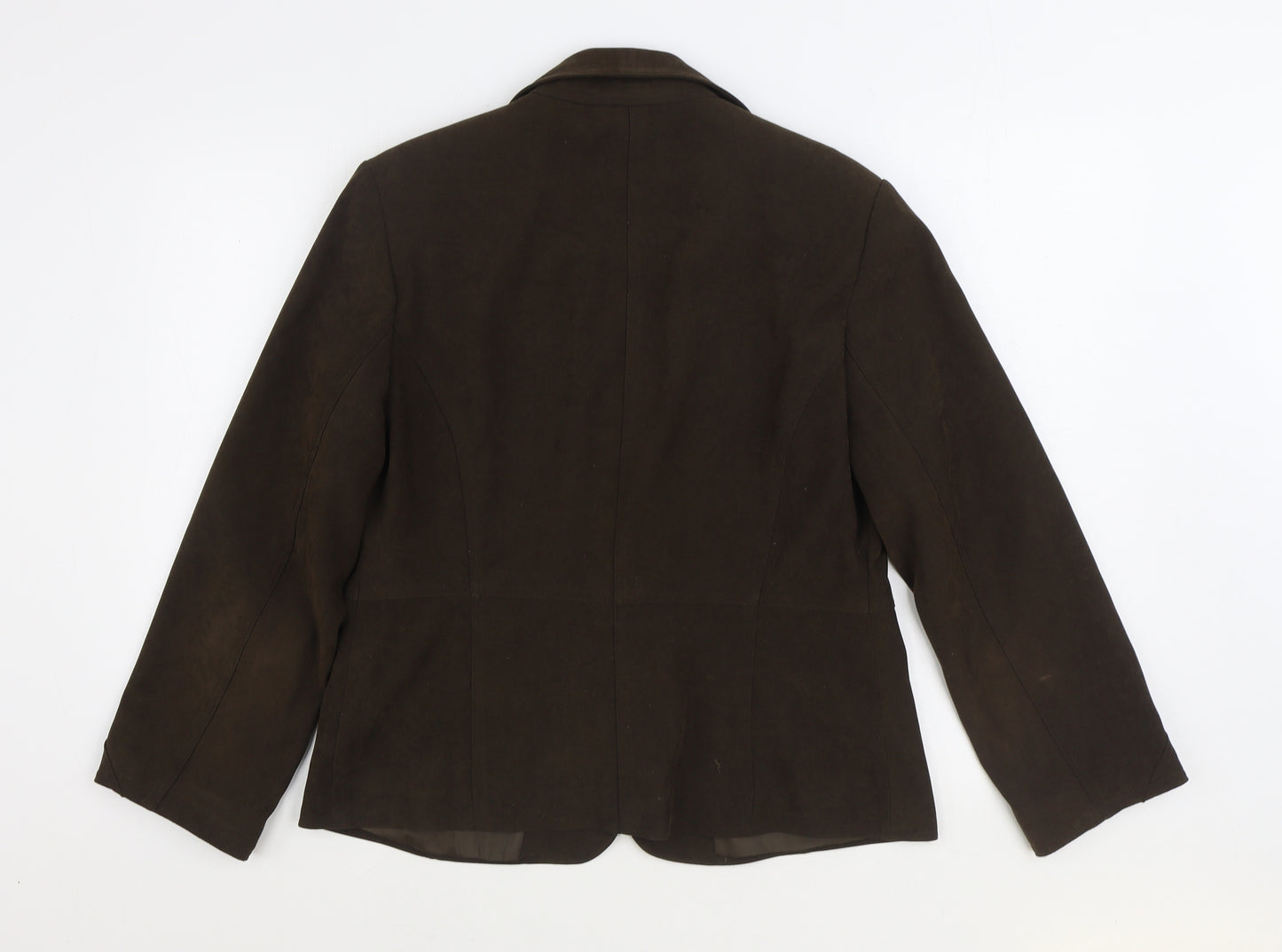 Atmosphere Womens Brown Jacket Blazer Size 16 Button