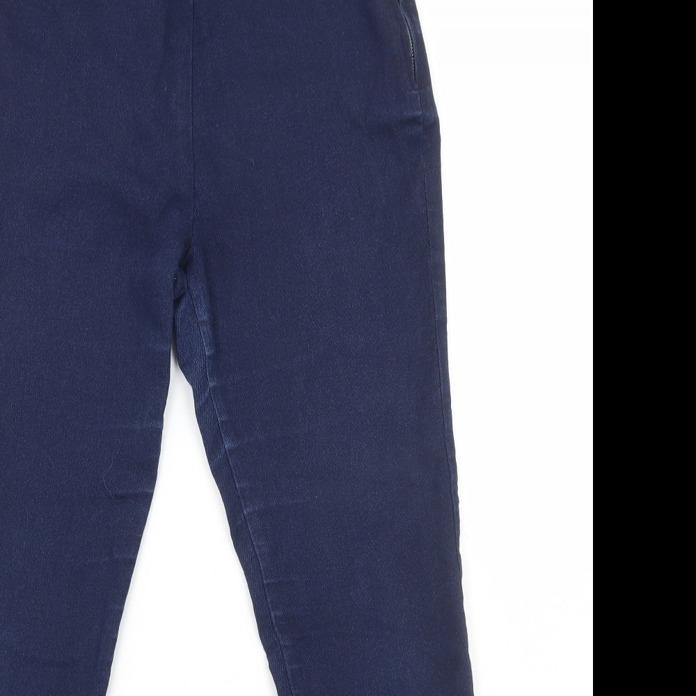 Savida Womens Blue Cotton Jegging Jeans Size 12 L28 in Regular Zip
