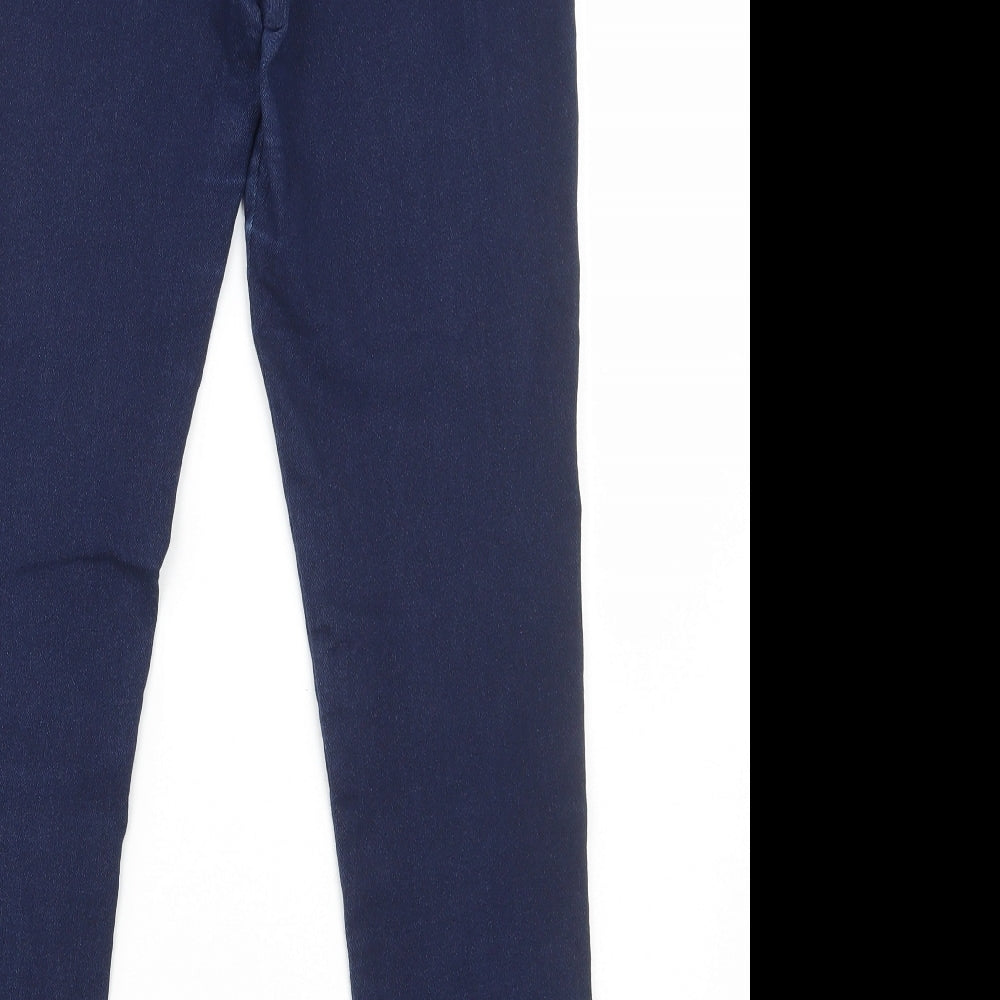 Savida Womens Blue Cotton Jegging Jeans Size 12 L28 in Regular Zip