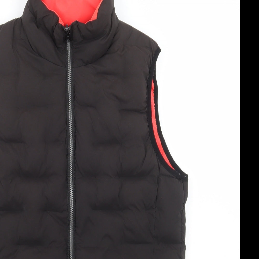 Superdry Mens Multicoloured Gilet Jacket Size S Zip - Reversible