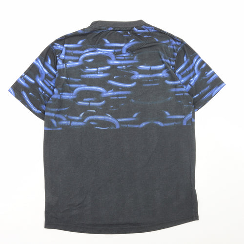 Slave nation Mens Grey Polyester T-Shirt Size S Round Neck