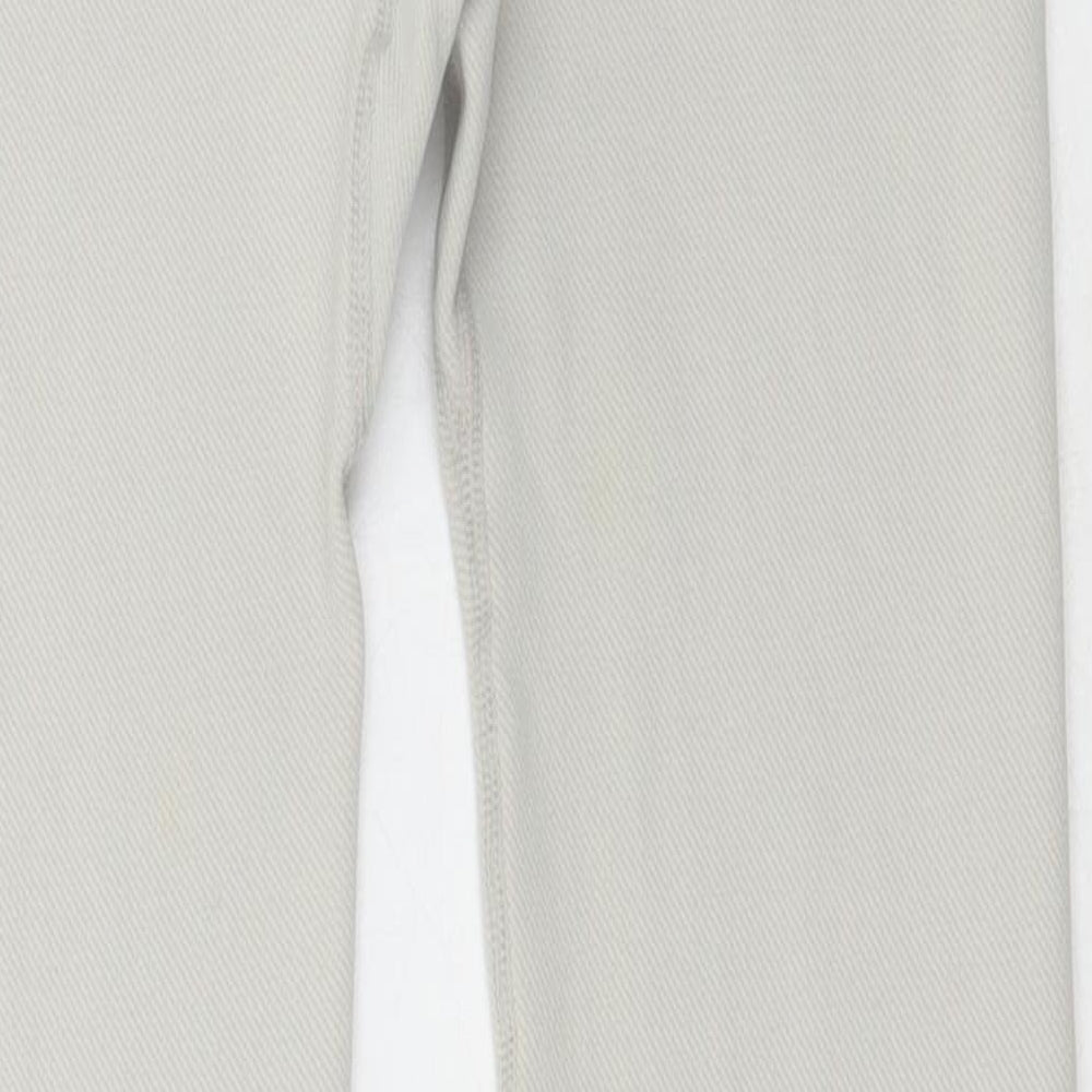 Primark Womens Beige Striped Polyamide Sweatpants Leggings Size 12 L27 in Regular Pullover