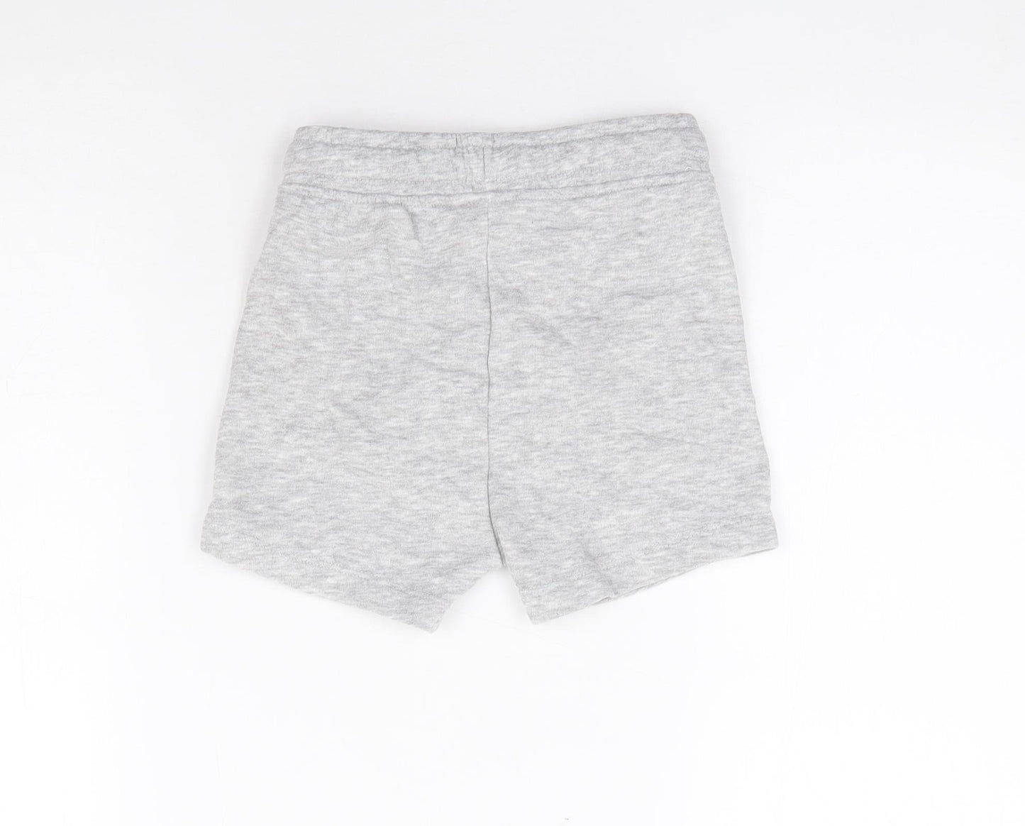 George Boys Grey Cotton Sweat Shorts Size 2-3 Years Regular Drawstring