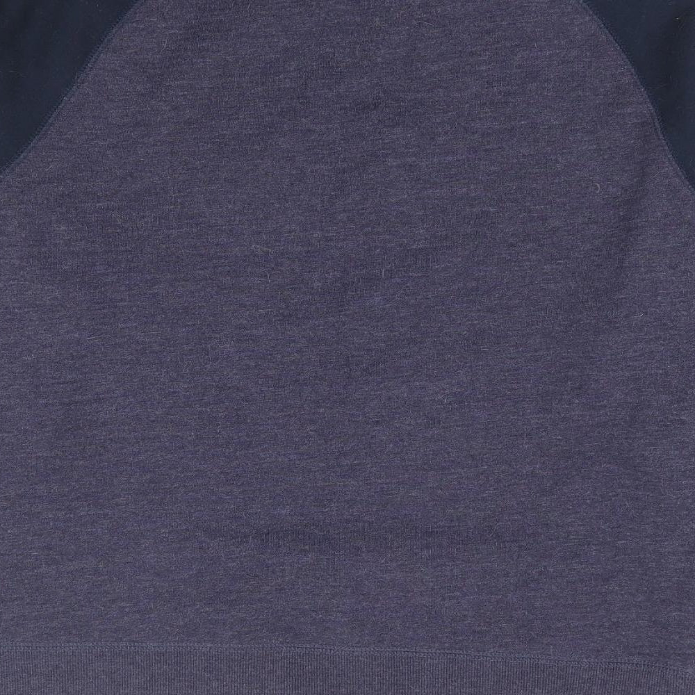 Fanatics Womens Blue Cotton Pullover Sweatshirt Size 12 Pullover - Manchester City