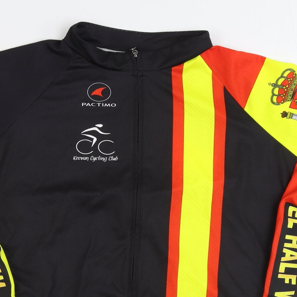 Pactimo Mens Multicoloured Geometric Jacket Size XL Zip - El Half Wheeler