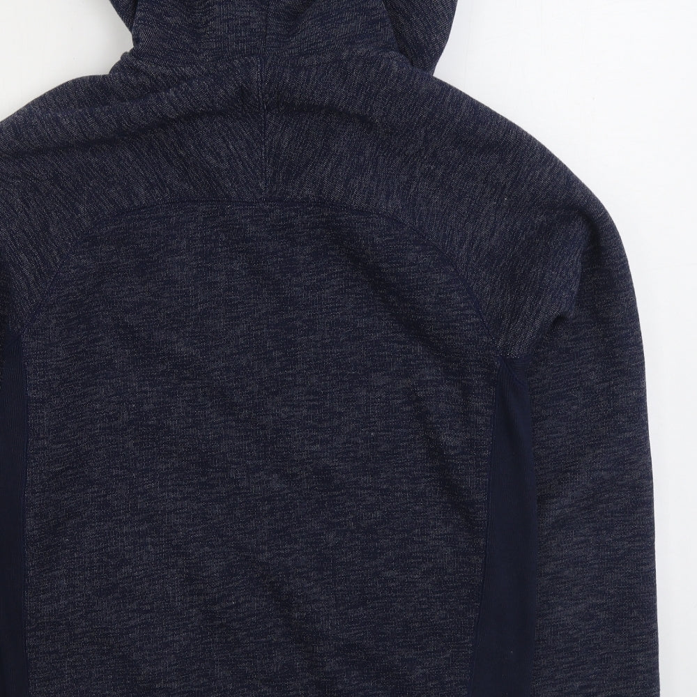 Jack Wills Mens Blue Jacket Size L Zip - Fleece Lined