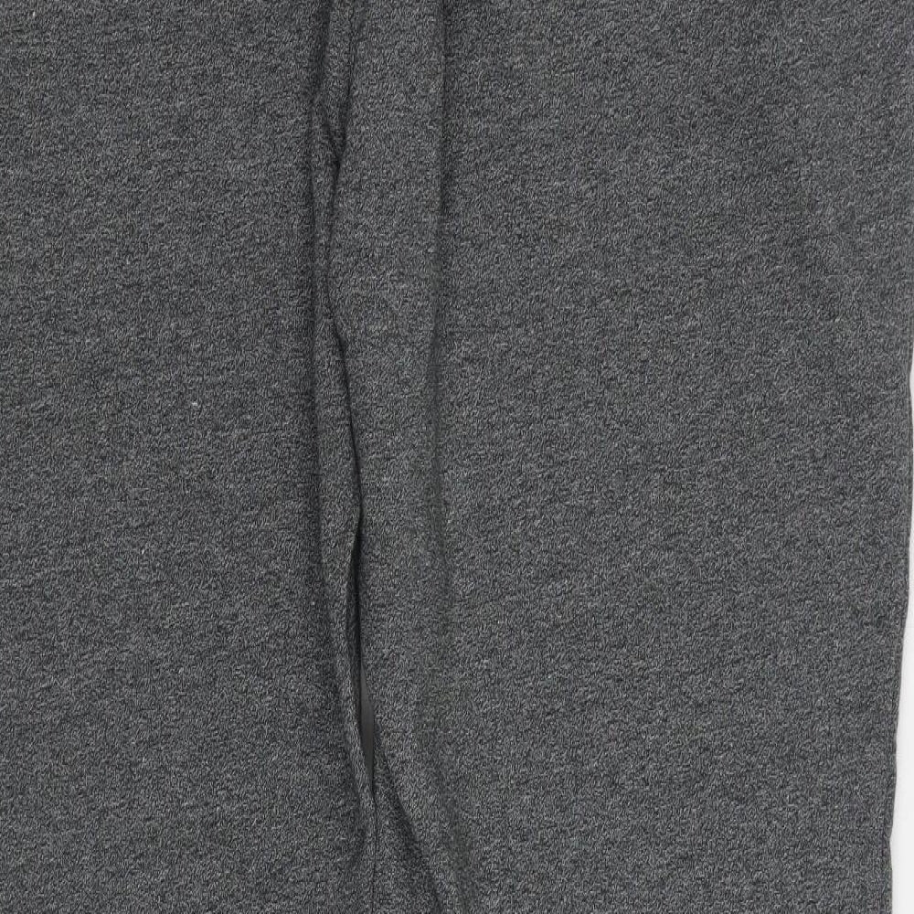 F&F Mens Grey Cotton Jogger Trousers Size XL L33 in Regular Drawstring - Union