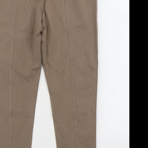 Sandwich Womens Brown Cotton Jogger Leggings Size S L22 in - Ruched Ankle