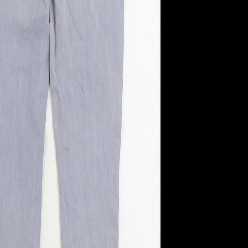 Toxik3 Girls Blue Cotton Skinny Jeans Size 14 Years Regular Zip