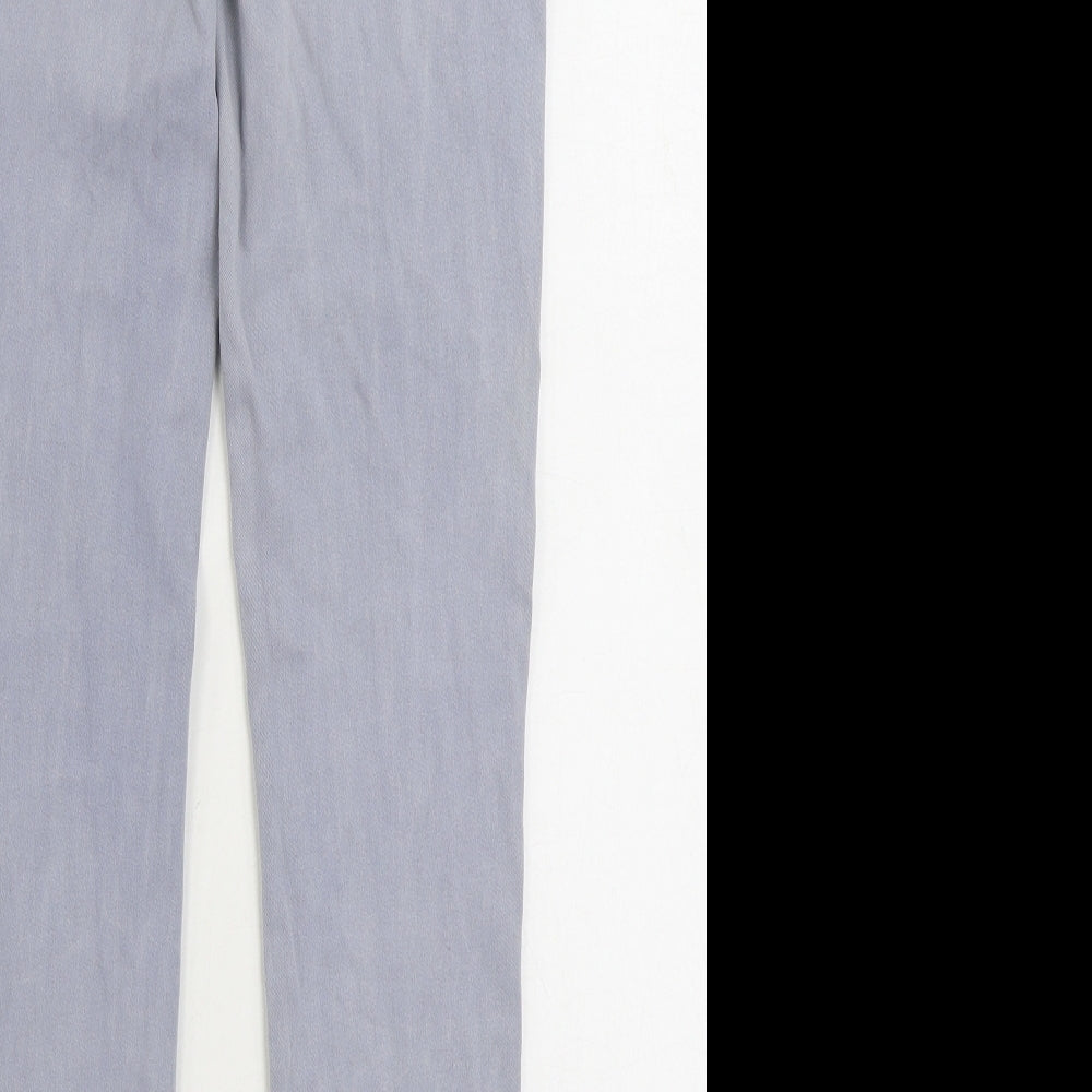 Toxik3 Girls Blue Cotton Skinny Jeans Size 14 Years Regular Zip