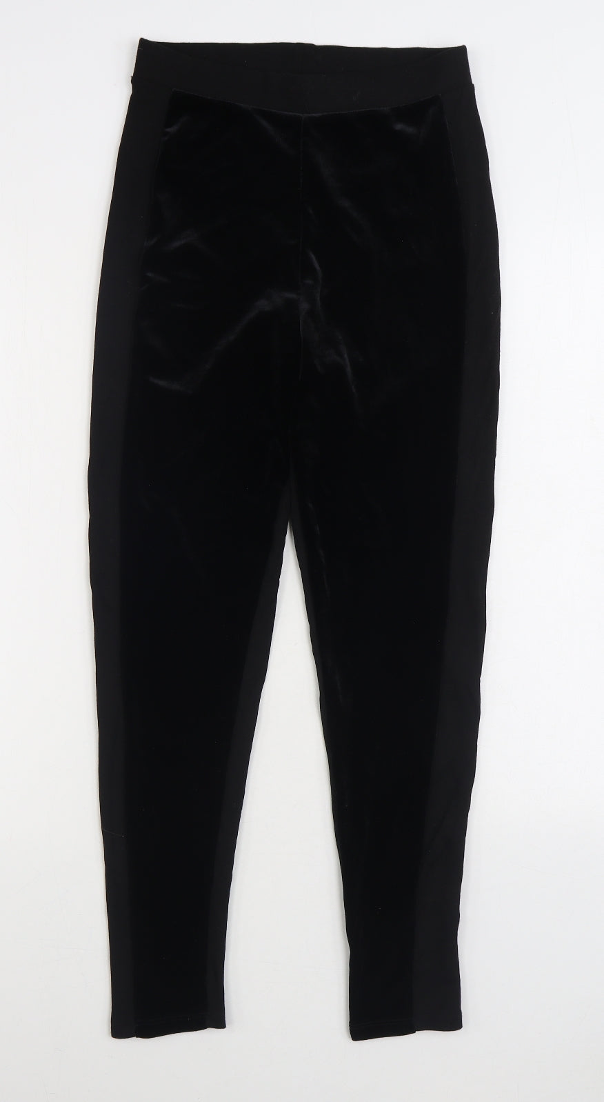 River Island Womens Black Polyester Jogger Leggings Size 10 L27 in
