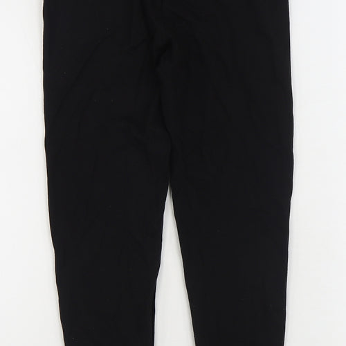 River Island Womens Black Polyester Jogger Leggings Size 10 L27 in