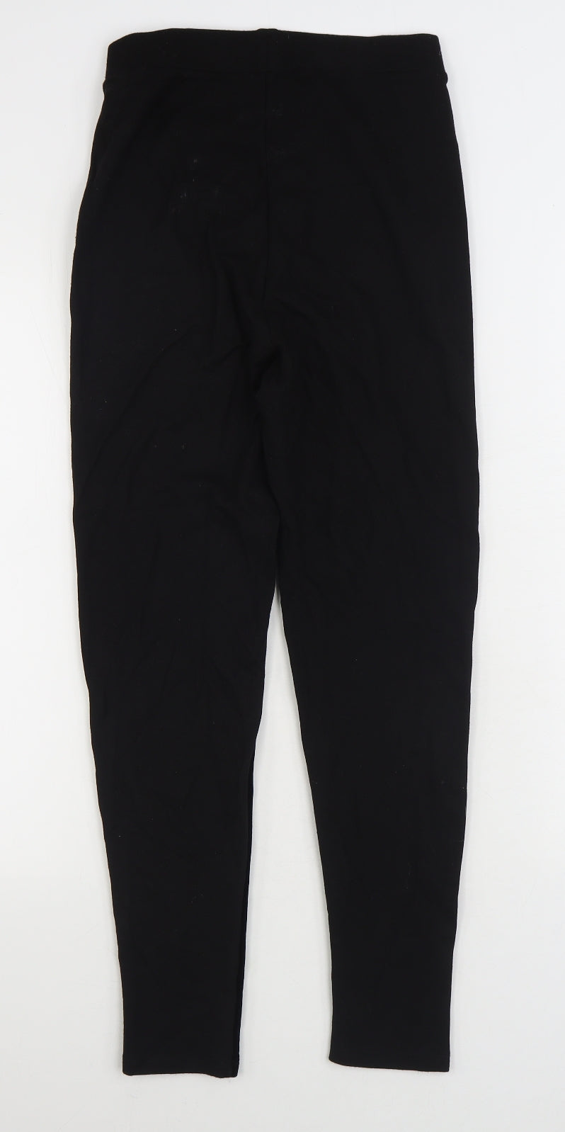 River Island Womens Black Polyester Jogger Leggings Size 10 L27 in