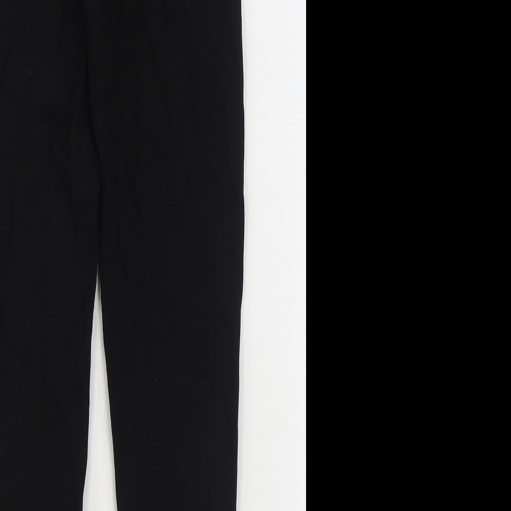 River Island Womens Black Polyester Jogger Leggings Size 10 L27 in