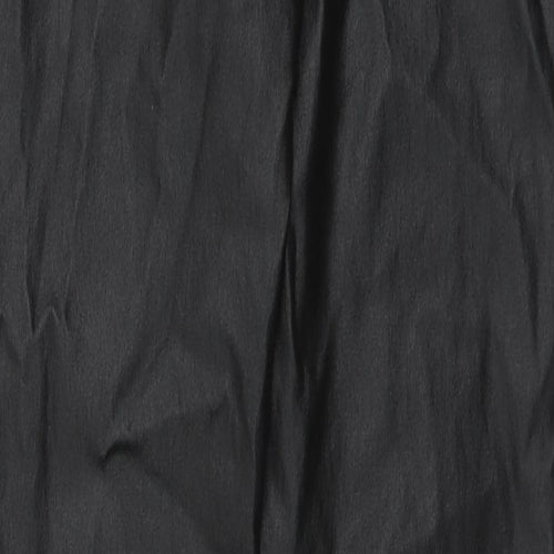 Quiz Womens Black Viscose Jegging Trousers Size 8 L29 in Regular Button