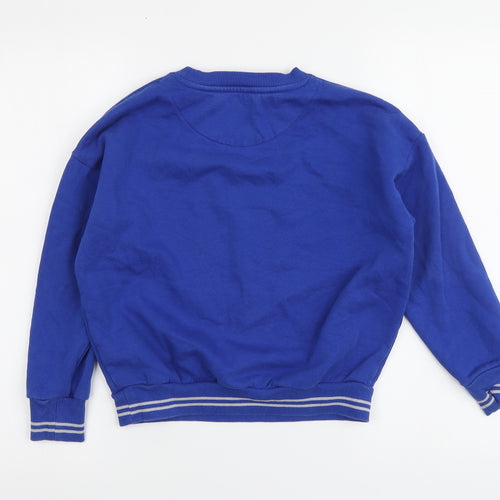 Marks and Spencer Boys Blue Cotton Pullover Hoodie Size 8-9 Years - Ravenclaw Harry Potter