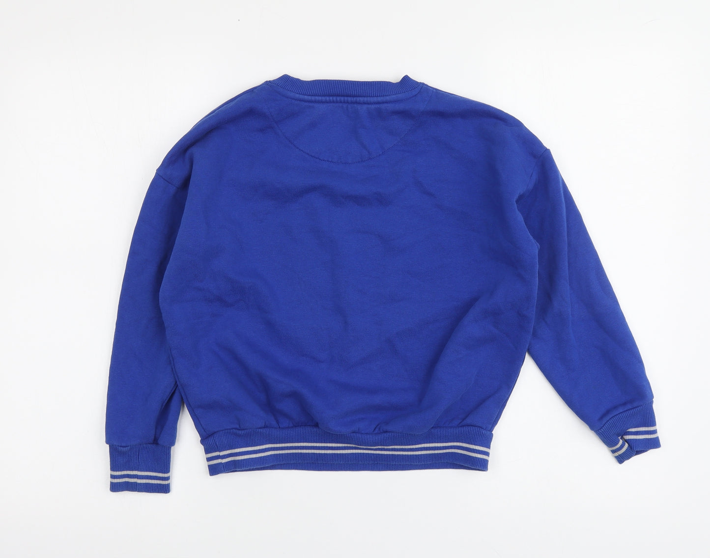 Marks and Spencer Boys Blue Cotton Pullover Hoodie Size 8-9 Years - Ravenclaw Harry Potter