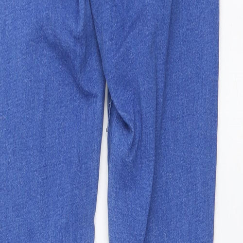 Girl Vivi Womens Blue Cotton Skinny Jeans Size 8 L29 in Regular Button