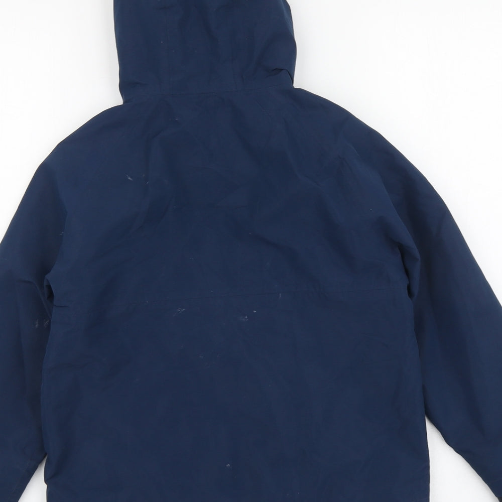 NEXT Boys Blue Windbreaker Jacket Size 6-7 Years Zip