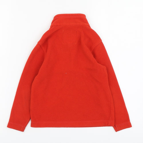 Regatta Boys Red Polyester Pullover Hoodie Size 5-6 Years Pullover