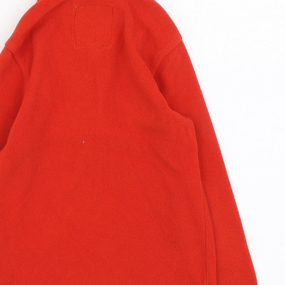 Regatta Boys Red Polyester Pullover Hoodie Size 5-6 Years Pullover