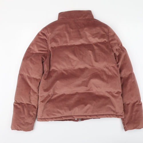 QED London Womens Pink Jacket Size 8 Zip