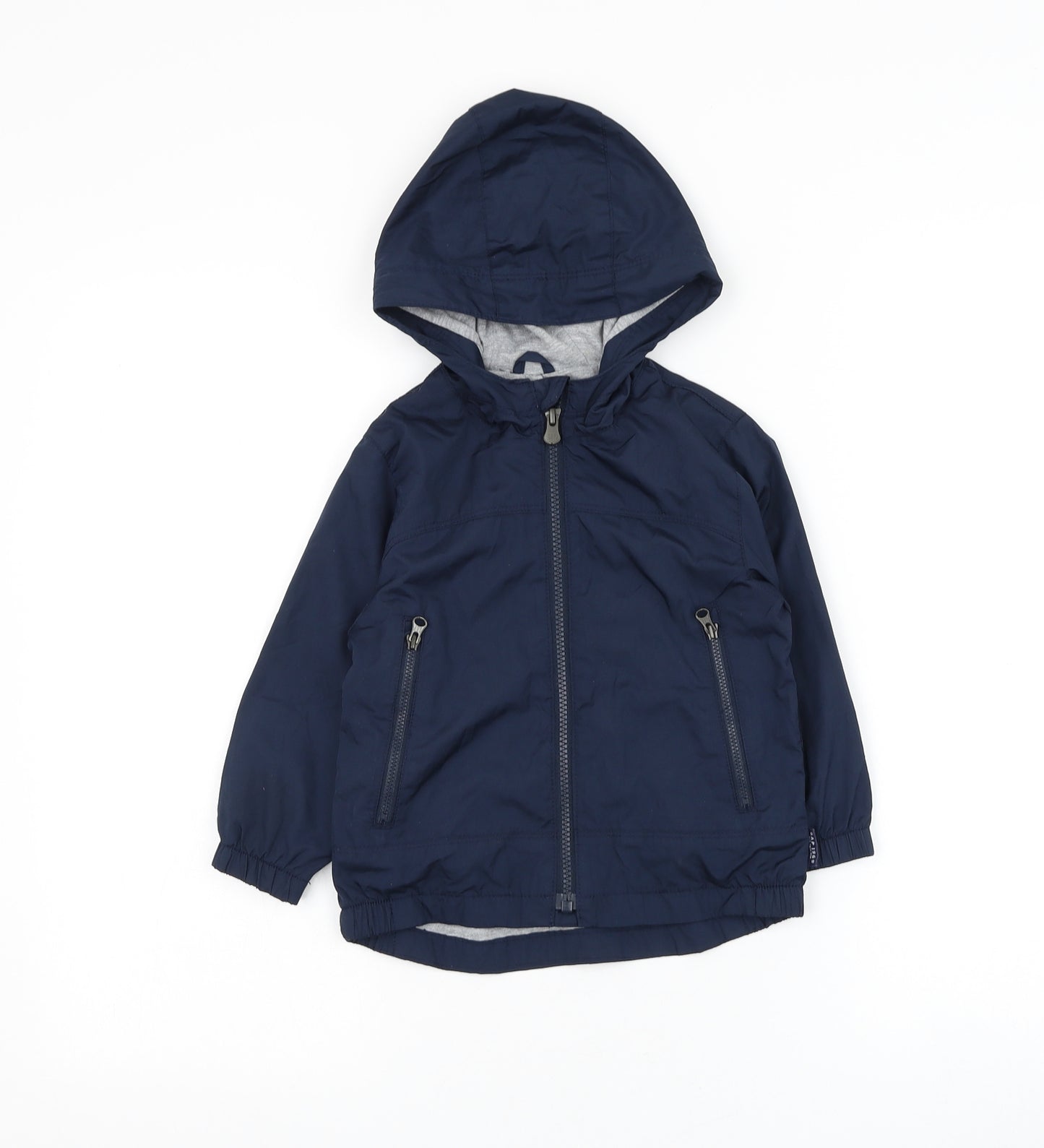 Gap Boys Blue Rain Coat Coat Size 2 Years Zip