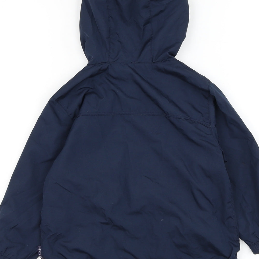 Gap Boys Blue Rain Coat Coat Size 2 Years Zip
