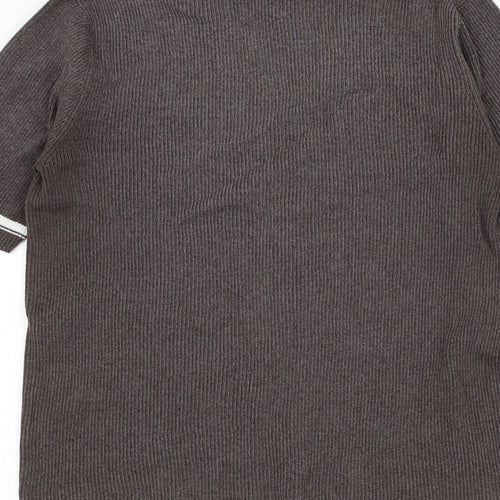 Gerry Weber Womens Brown Collared Polyester Pullover Jumper Size S