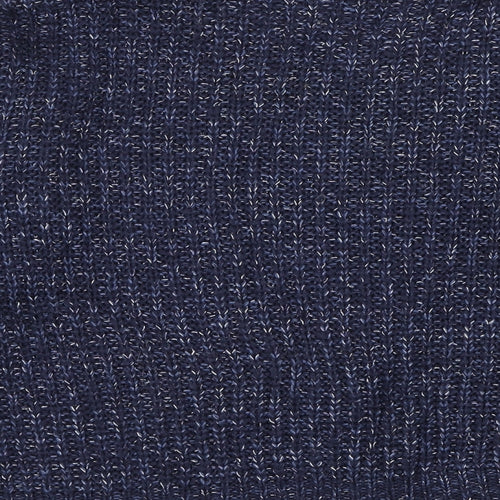 TU Womens Blue Round Neck Acrylic Pullover Jumper Size 14