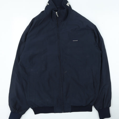 Rockport Mens Blue Jacket Size M Zip