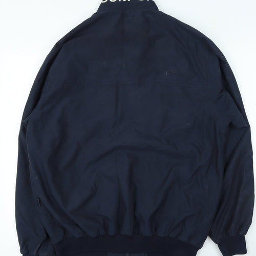 Rockport Mens Blue Jacket Size M Zip