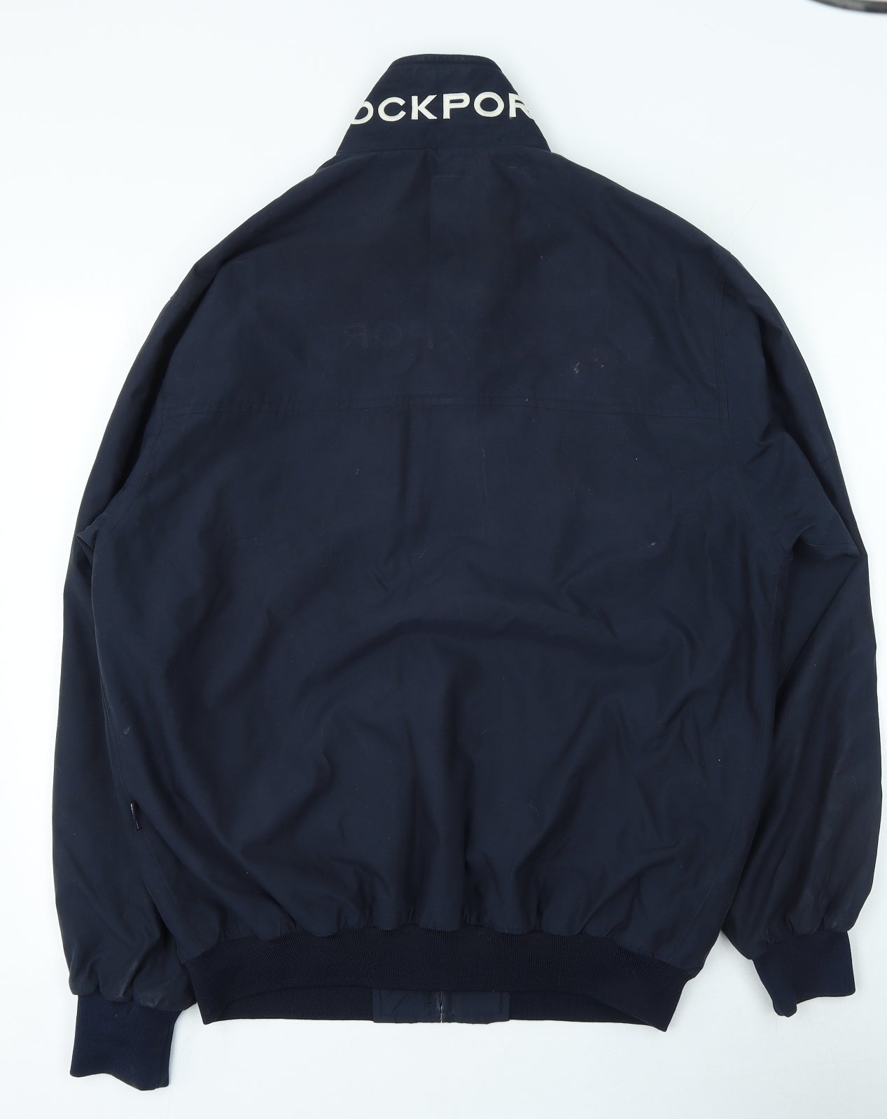 Rockport Mens Blue Jacket Size M Zip