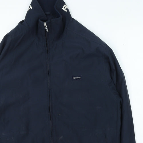 Rockport Mens Blue Jacket Size M Zip