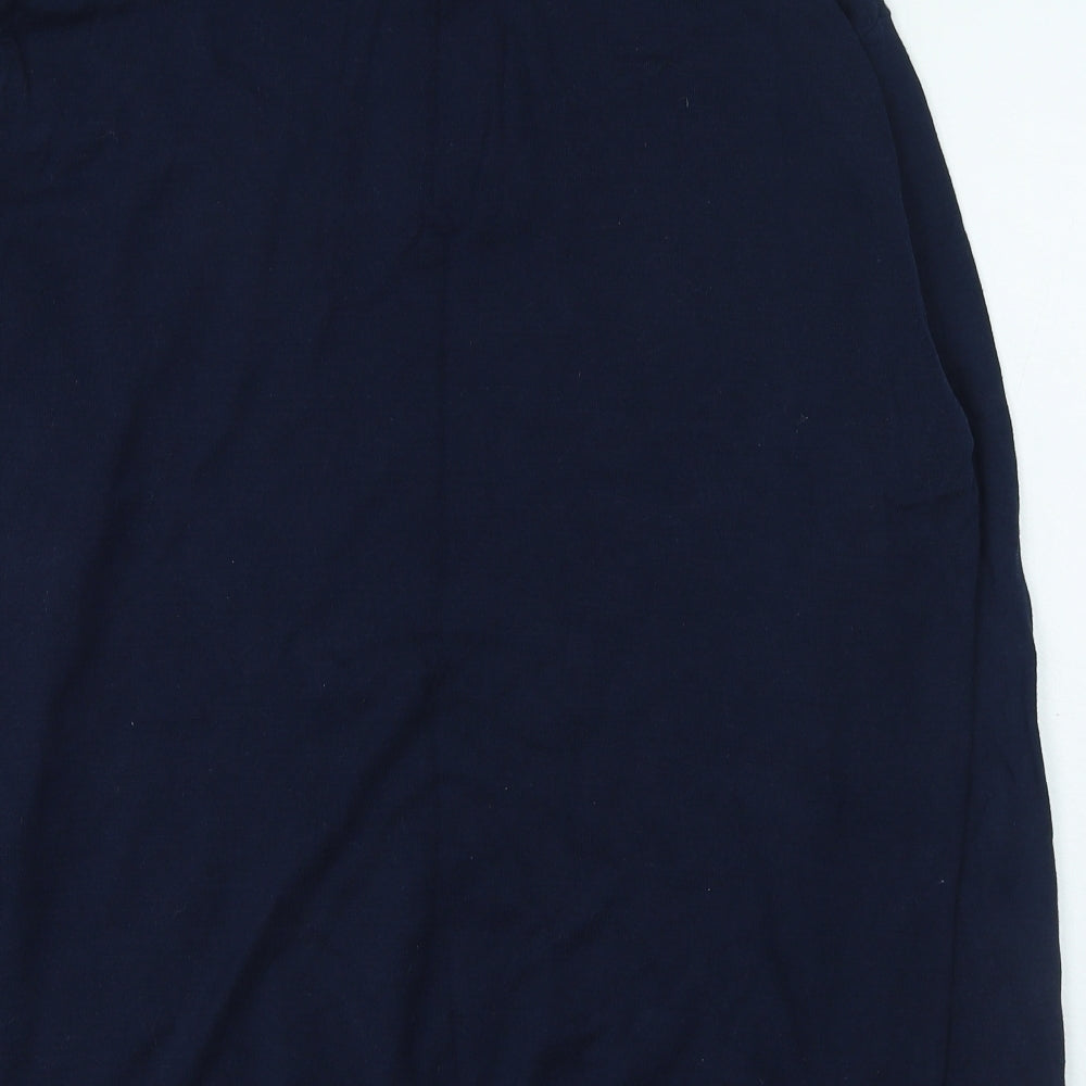 NEXT Mens Blue Cotton Button-Up Size XL Collared Button