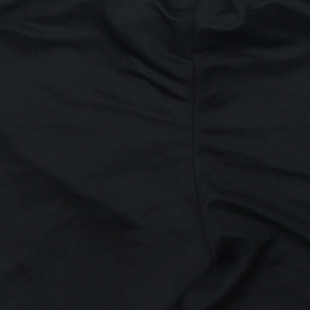 adidas Mens Black Polyester Sweat Shorts Size M L6 in Regular Drawstring
