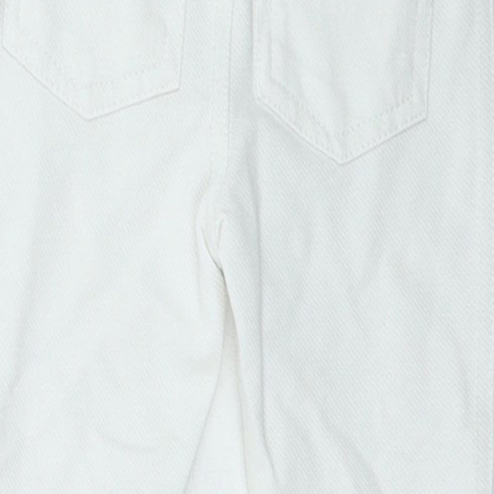 Dunnes Stores Girls White Cotton Jogger Jeans Size 12-18 Months Pullover