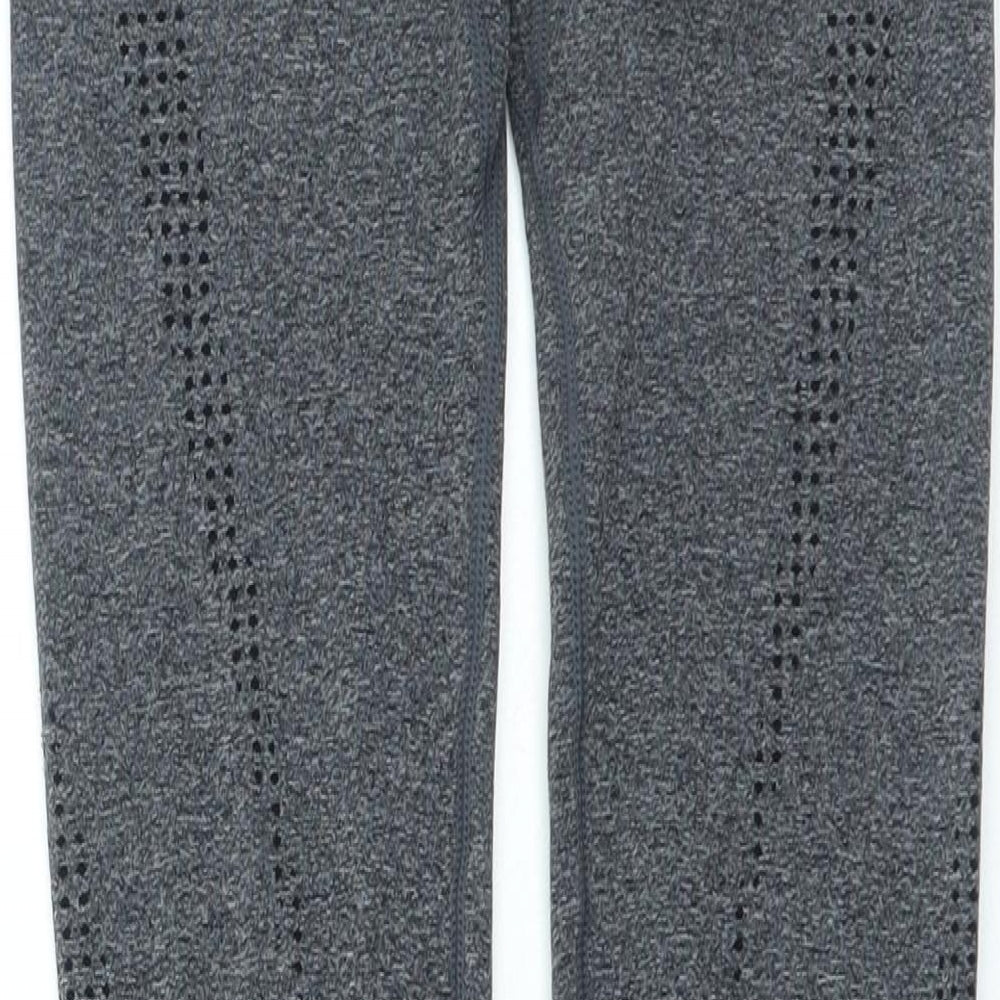 Dunnes Stores Womens Grey Nylon Jegging Leggings Size S L27 in