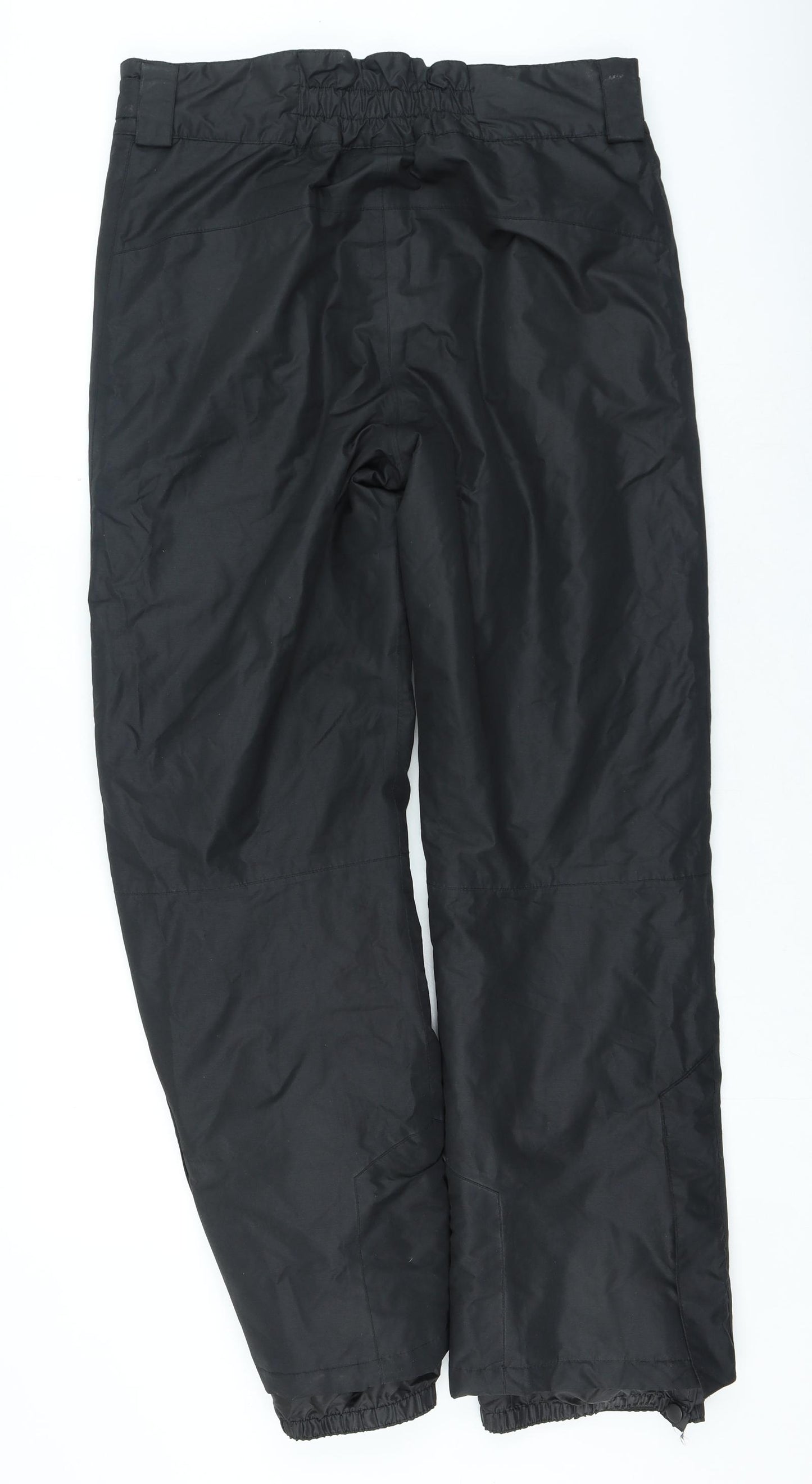 Crivit Mens Black Polyester Trousers Size 36 in L33 in Regular Buckle - Thinsulate