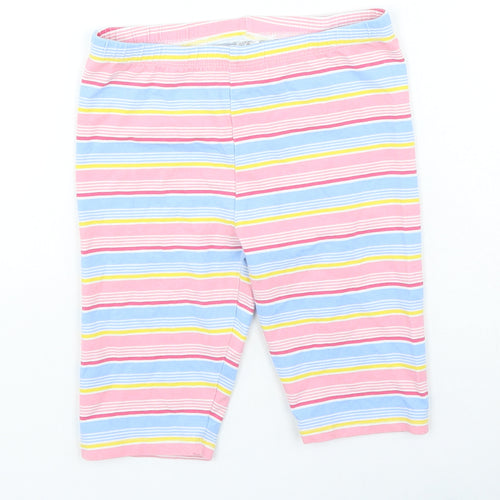 Dunnes Stores Girls Multicoloured Striped Cotton Jegging Trousers Size 9 Months Regular Pullover