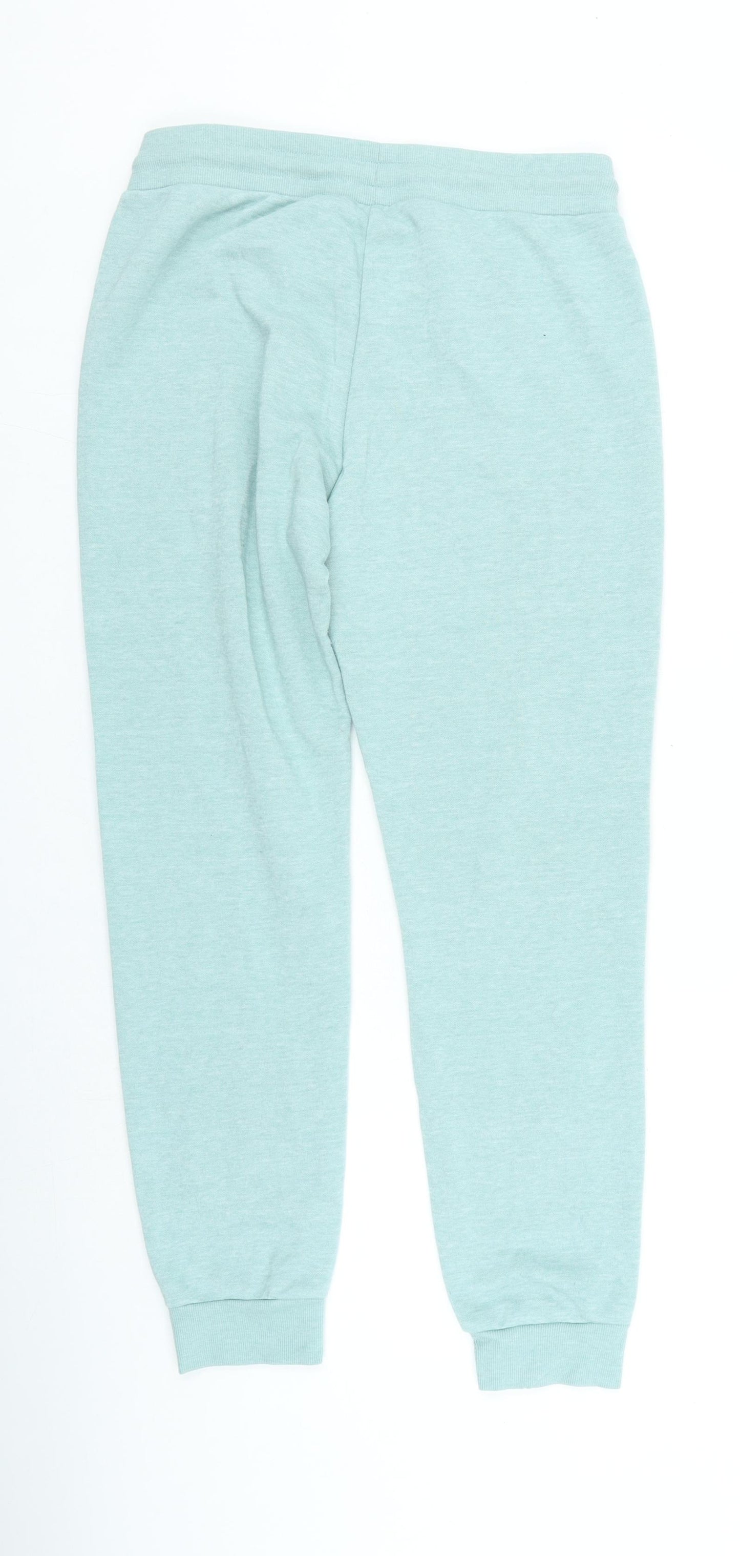 Primark Womens Green Polyester Jogger Trousers Size S L26 in Regular Drawstring