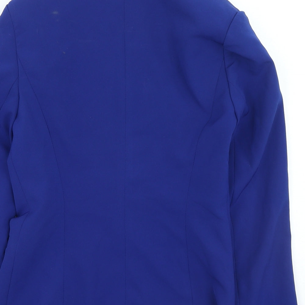 Glamourous Womens Blue Jacket Blazer Size XS