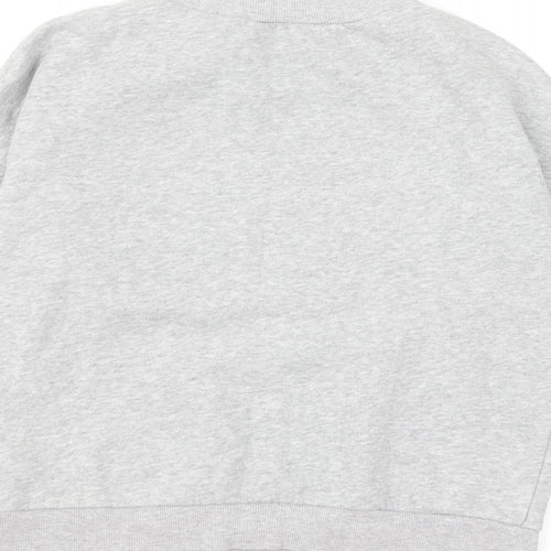 Divided by H&M Girls Grey Cotton Pullover Sweatshirt Size S Pullover - Youth Tribe