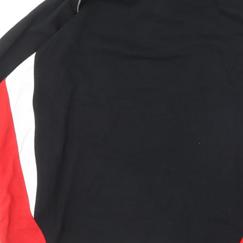 Pride & Glory Mens Black Cotton Polo Size XL Collared Button - Ulster