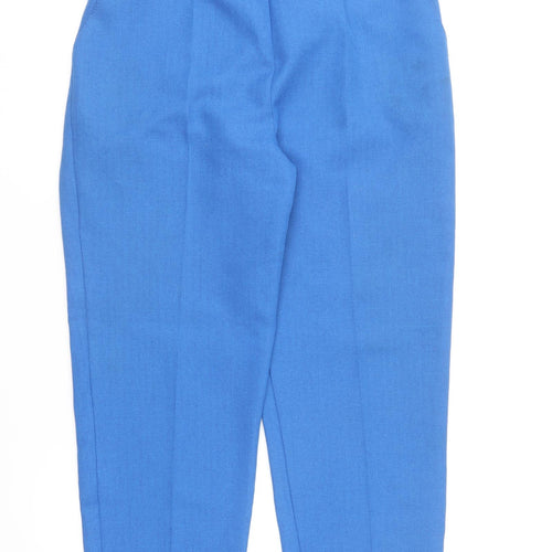 Emma Collection Womens Blue Polyester Trousers Size 16 L20.5 in Regular