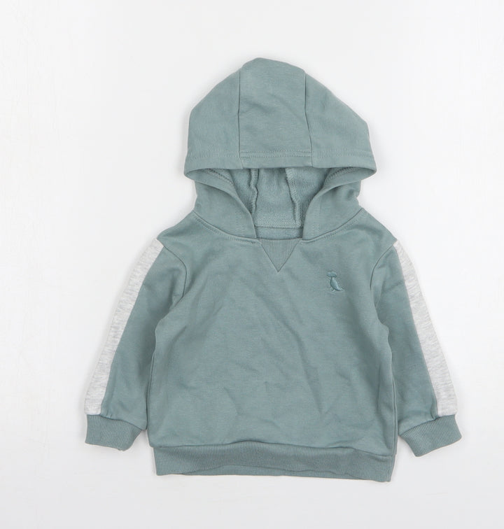 Dunnes Stores Boys Green Cotton Pullover Jumper Size 6-9 Months Pullover - Dinosaur