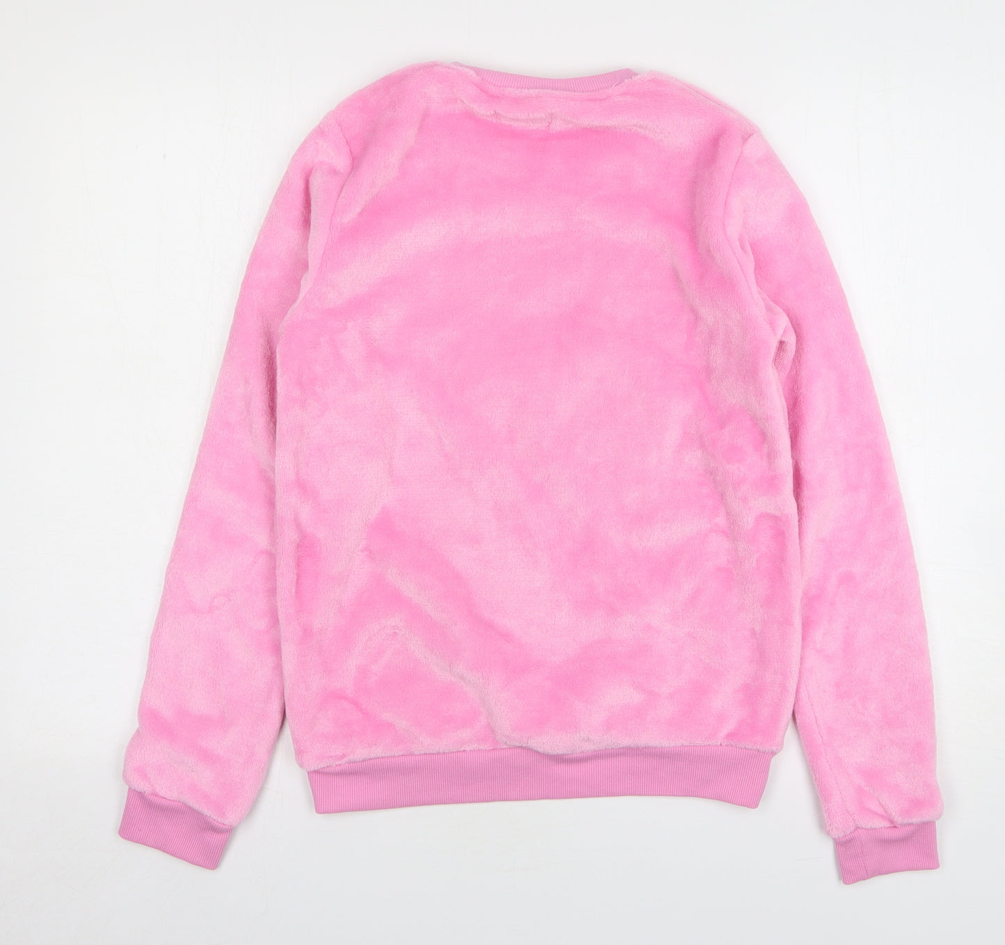 Savida Womens Pink Polyester Pullover Sweatshirt Size XS Pullover - Flamingo Lounge Wear
