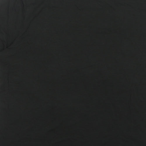 H&M Womens Black Polyester Basic T-Shirt Size S Round Neck - C'est toi, mon cheri